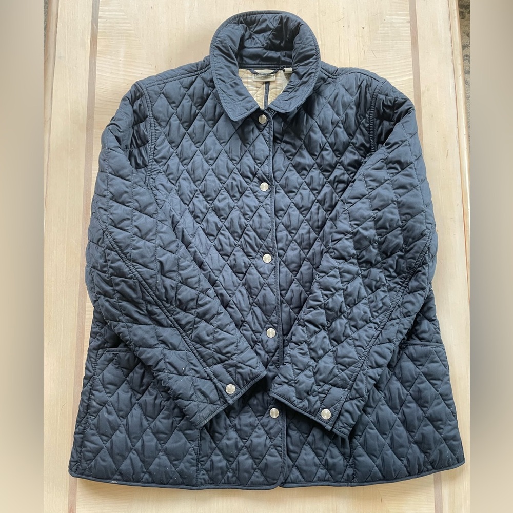 L.L. Bean Quilted Navy Utility Jacket Size XL